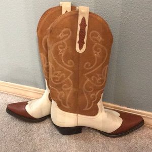 Nine West festival leather cowgirl boots cosplay